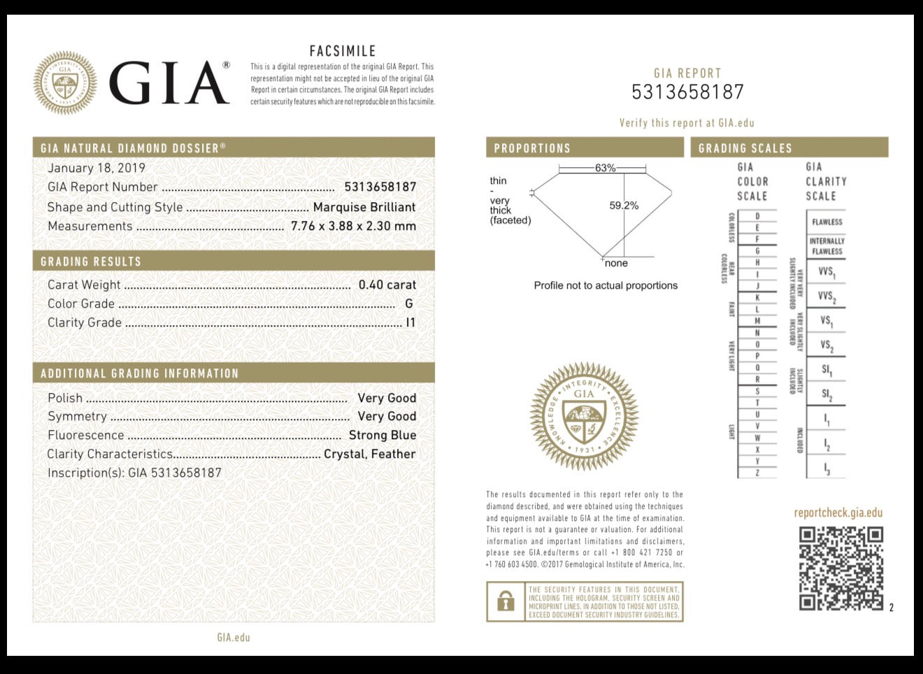 Marquise Diamond East West Solitaire Necklace