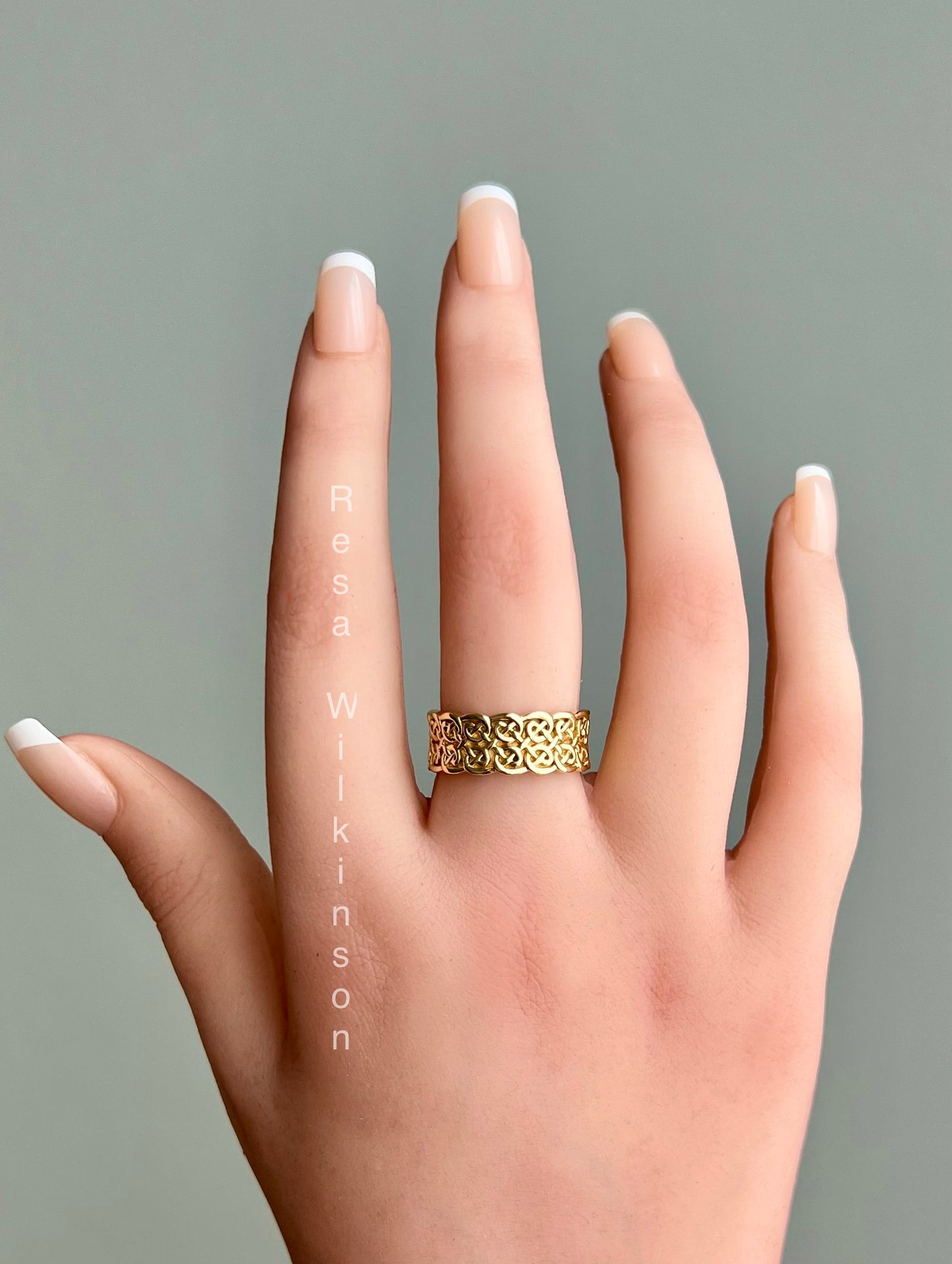 Double Infinity Celtic Knot Ring Eternal Love