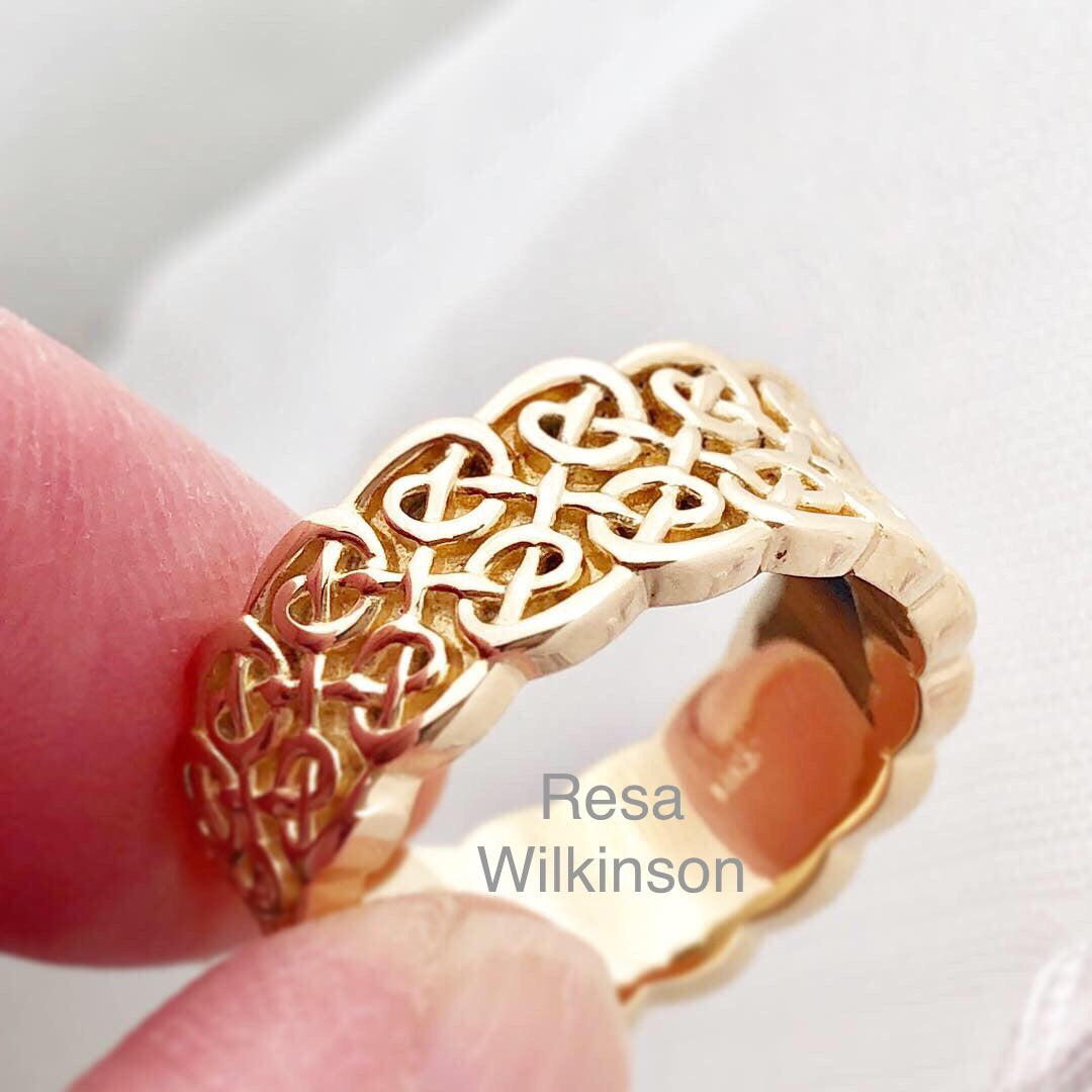 Double Infinity Celtic Knot Ring Eternal Love