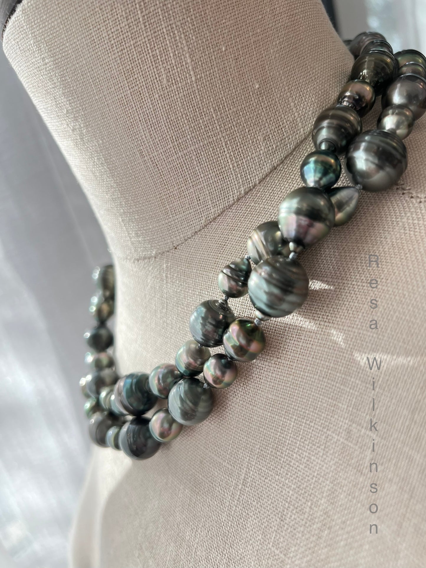 Baroque Shaped Tahitian Pearl Necklace