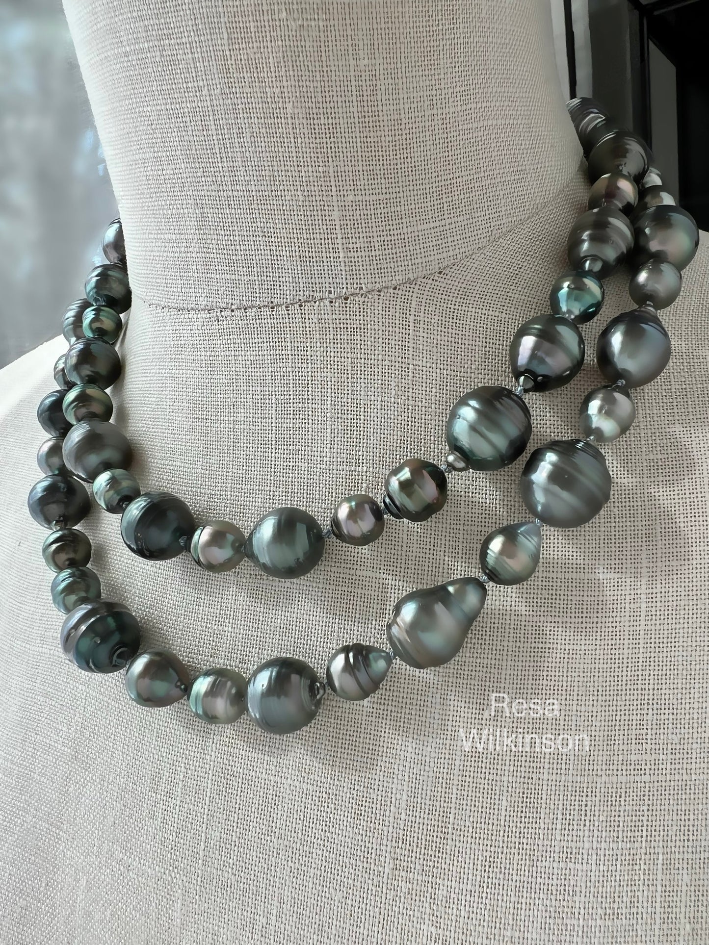 Baroque Shaped Tahitian Pearl Necklace