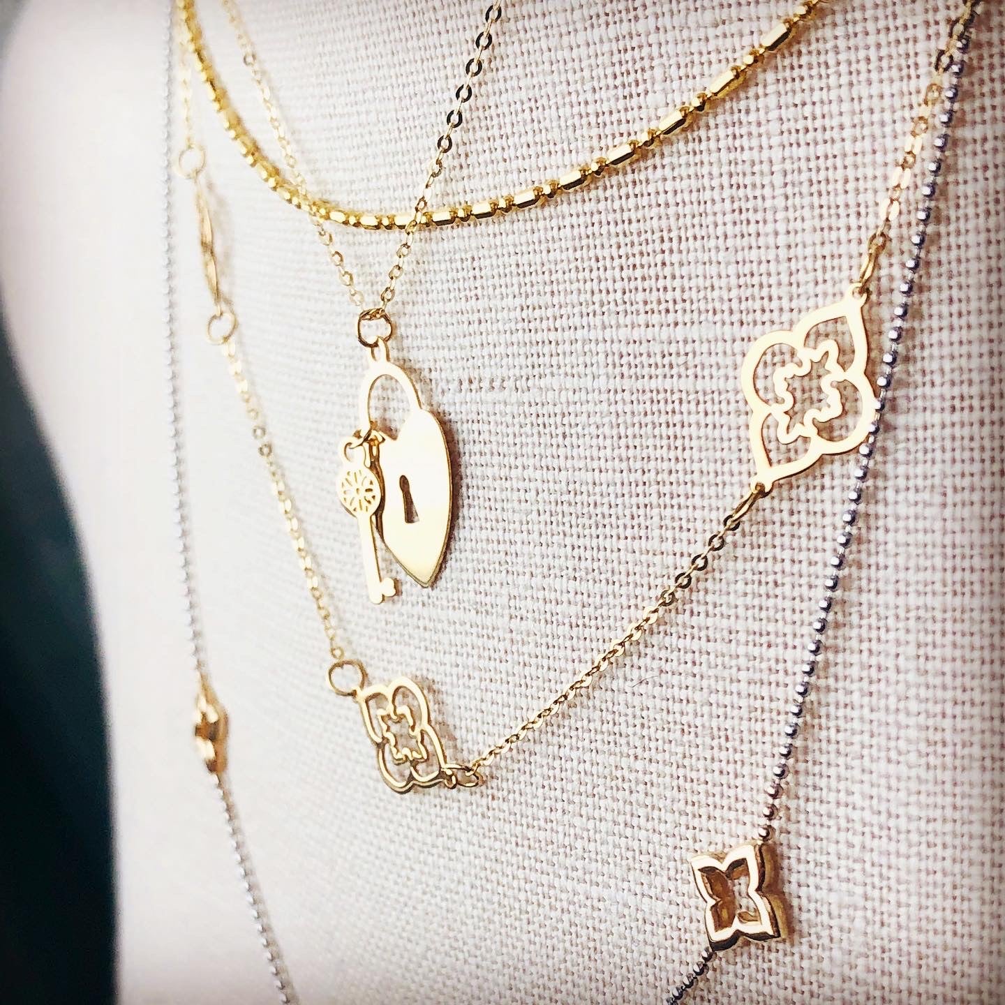 Petite Padlock Necklace