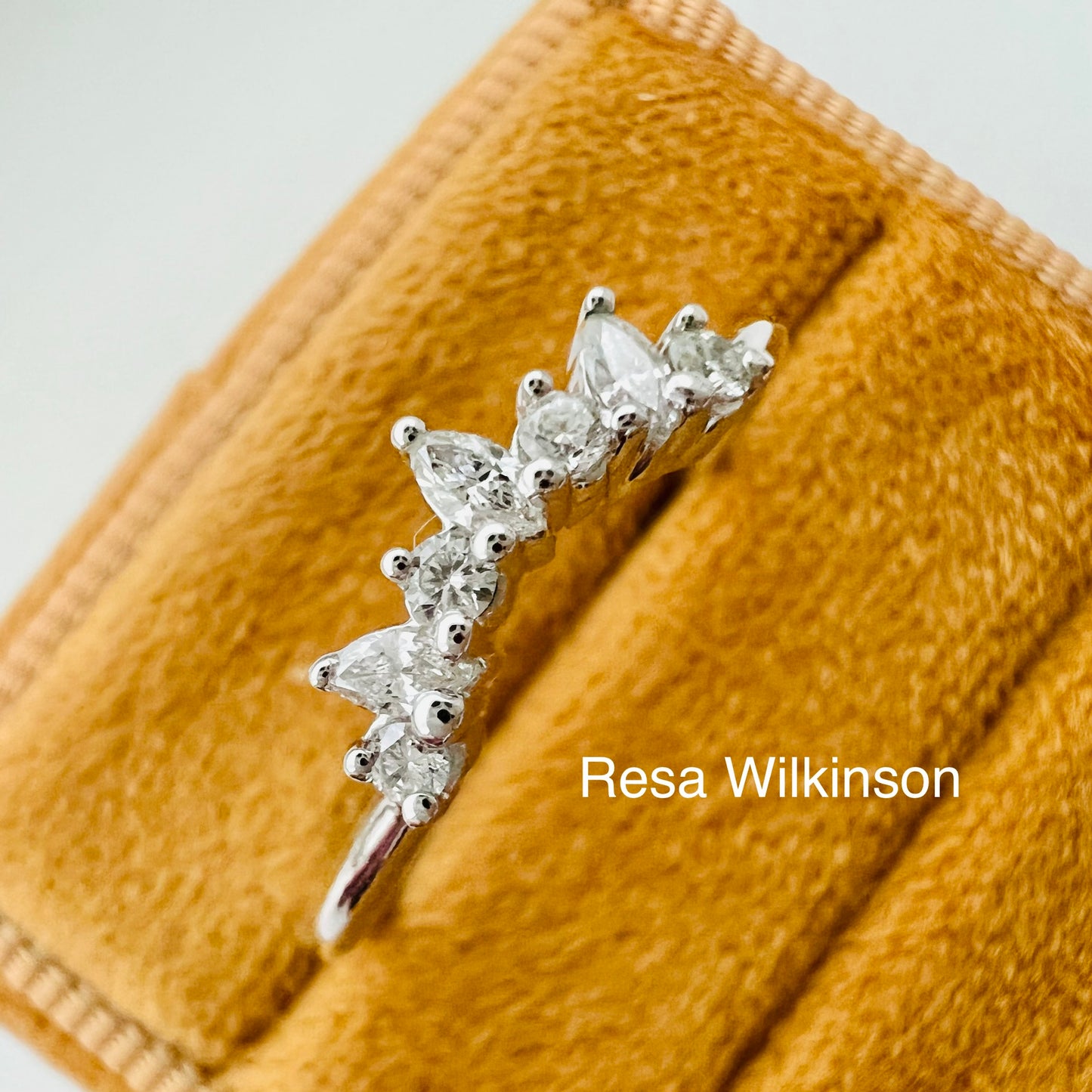 Natural Diamond Contour Band