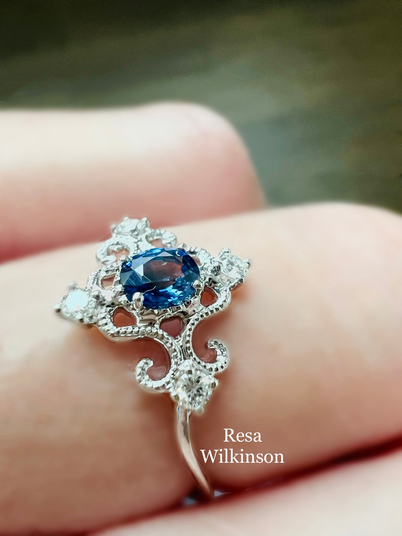 Vintage romantic store engagement rings