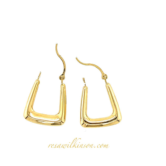 Retro Design Hollow Fancy Hoops