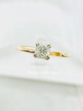 Open Concept Floating Diamond Ring