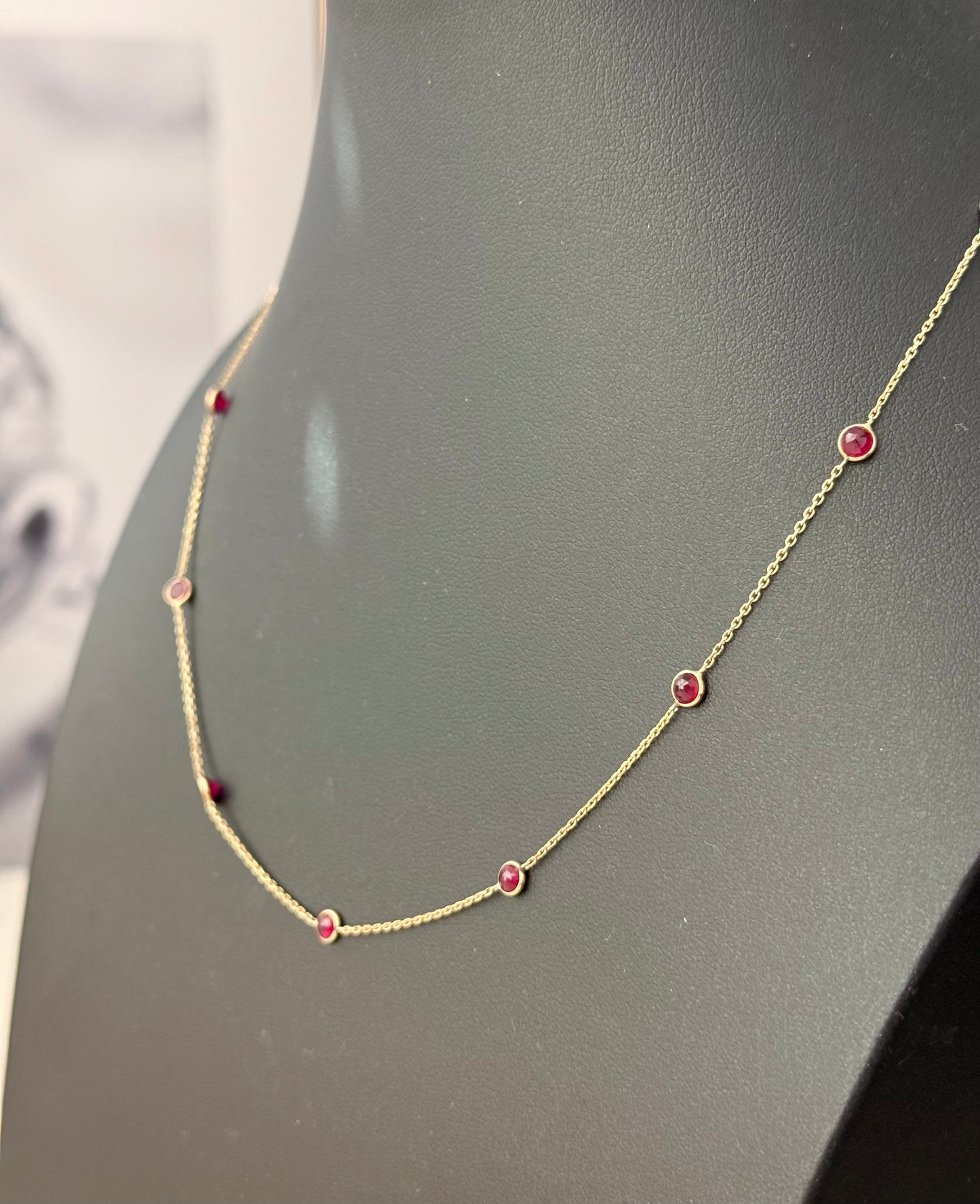 Ruby Station 3 Carat Necklace Adjustable Length