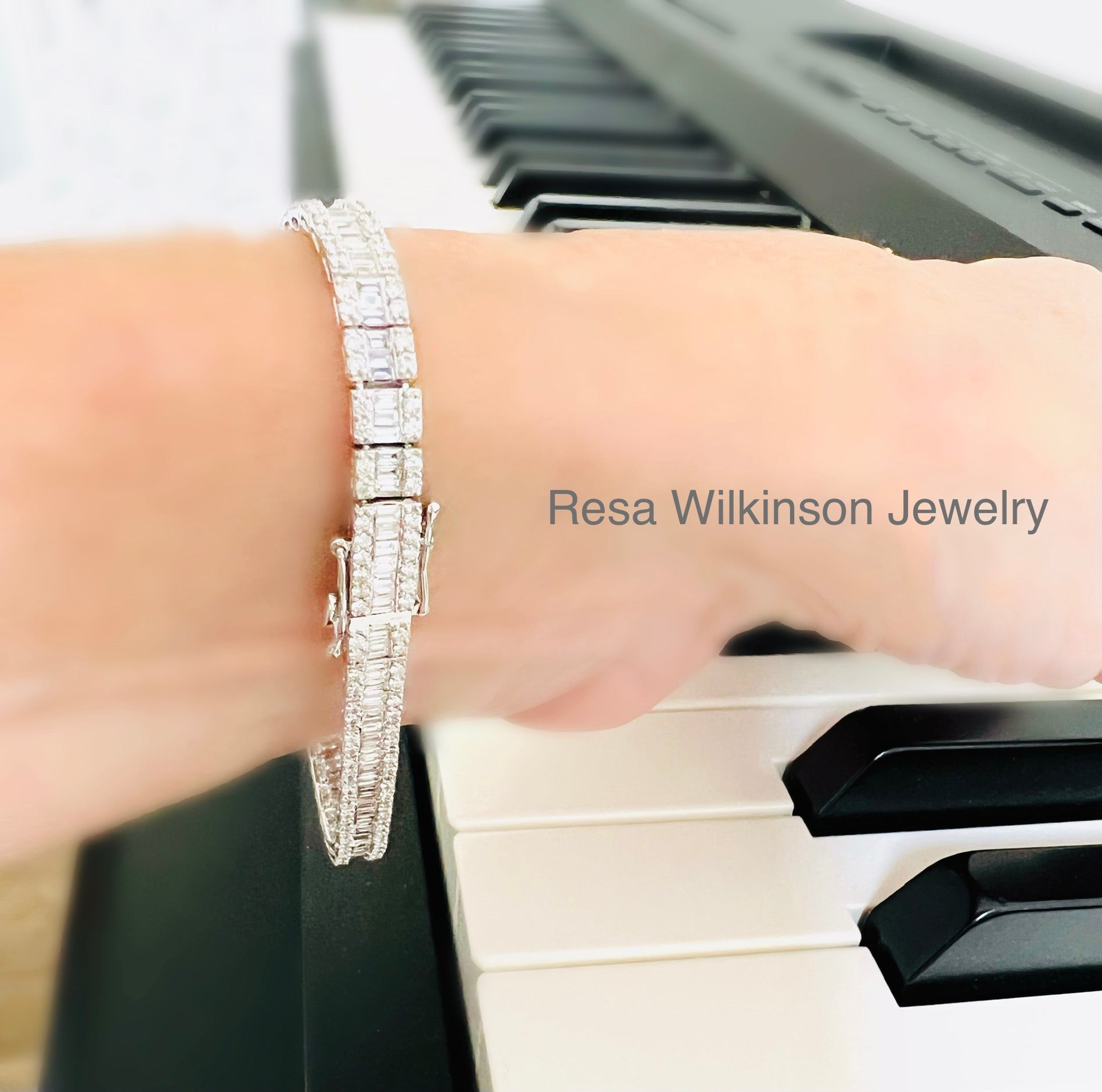 Diamond Baguette Bracelet – Resa Wilkinson