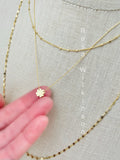 Gold Clover Minimalist Necklace