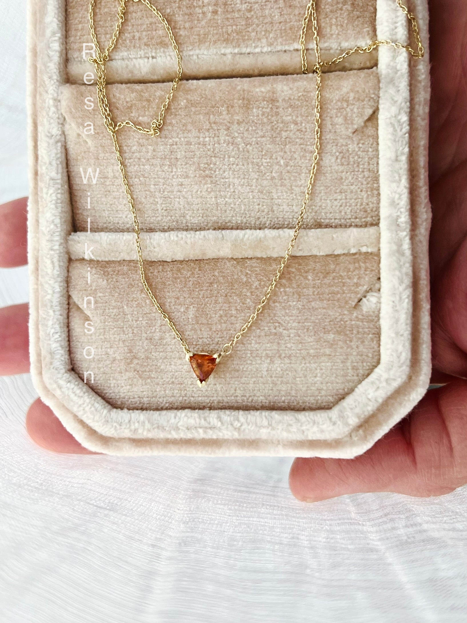 Spessartite on sale garnet necklace