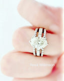 Oval Diamond Engagement Ring 2.07 Carats