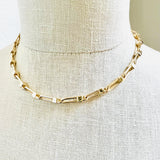 Luxury Mixed Links Gold Chain
