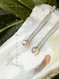 Art Deco Style Diamond Earrings Platinum and Gold